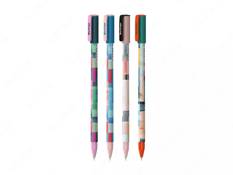 Шариковая ручка Berlingo Funline. Trend  0.7 мм  синяя (Арт.- CBp_07291) Цв. ассорти