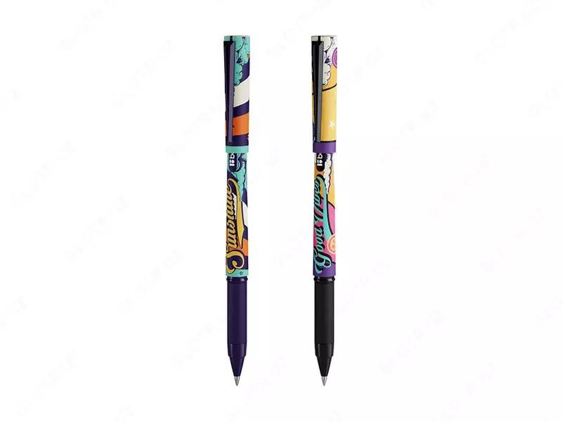 Sharikli qalam Berlingo Groovy  0 7 mm  kok (Art.- Cbp_07S15) Col. turli xil