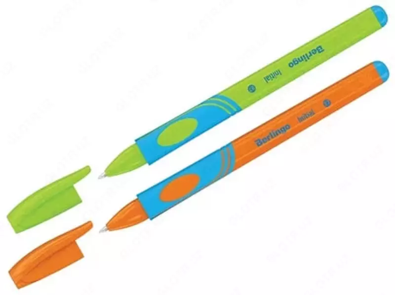 Шариковая ручка для левшей и правшей Berlingo Initial  0.7 мм  синяя  грип (Арт.- CBp_70700) Ассортимент