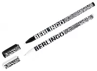 Шариковая ручка Berlingo Monochrome  0.7 мм  синяя (Арт.- CBp_07S01) Черная/белая