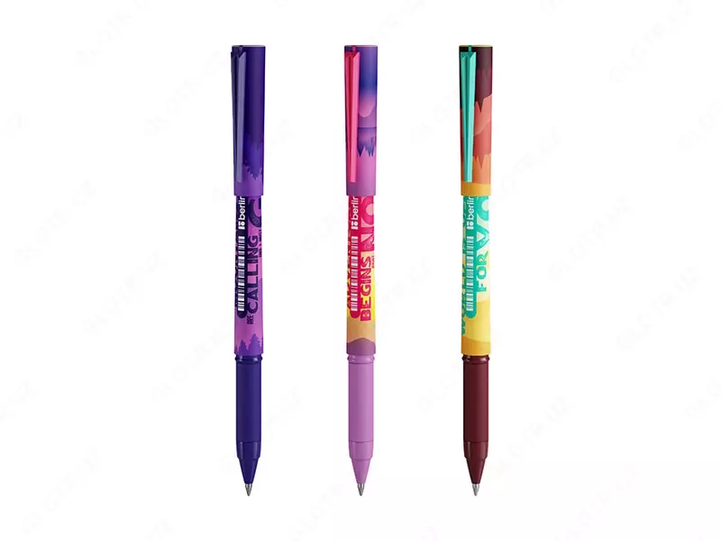 Sharik qalam Berlingo Scenic  0 7 mm  kok  tutqich (Art.- Cbp_07S16) Col. turli xil