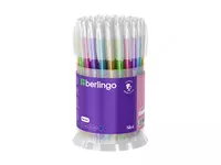   Sharikli qalam Berlingo Slick  0 7 mm  kok  igna bilan toldirish (Art.- CBp_07772) Col. turli xil