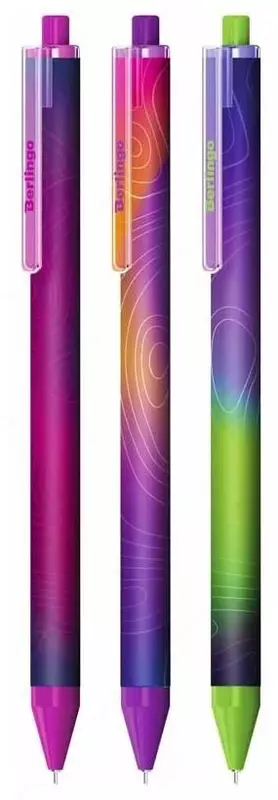 Avtomatik sharikli qalam Berlingo Terrain  0 7 mm  kok  tutqich (Art. - CBp_07S09) Col. turli xil