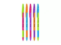 Шариковая ручка Berlingo Tribase grip fuze  0.7 мм  синяя  грип (Арт.- CBp_70968) Цв. Ассорти