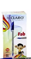  Шариковая ручка Claro FAB  0.7 мм  синяя (Арт.- 003-FAB-bl) Прозрачная - 
