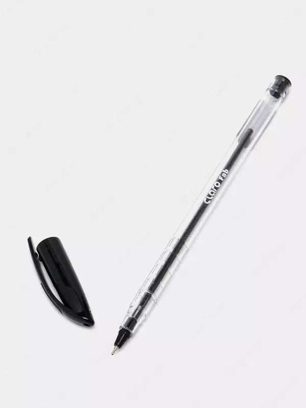  Sharikli ruchka Claro FAB  0 7 mm  qora (Art. - 003-FAB-bk) Shaffof - 