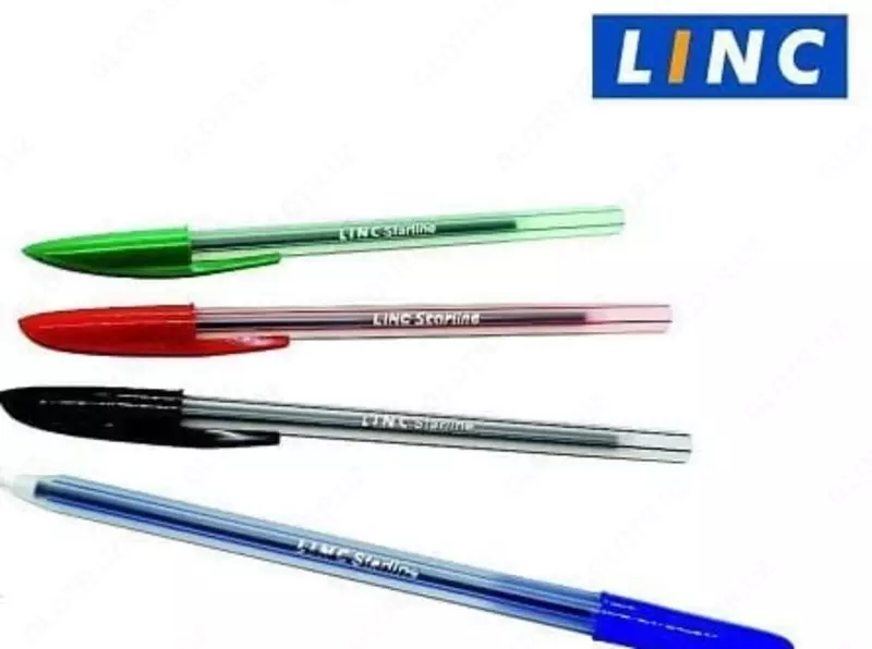 Sharikli qalam Linc Lazor Starline  0 7 mm  kok (Art. - 7001-bl) Shaffof