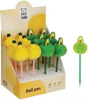   Sharikli qalam MESHU Avokado va Ananas  0 7 mm  kok (Art.- MS_65763) Pol. turli xil