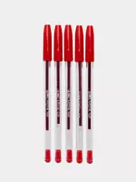  Шариковая ручка Linc Offix  1.0 мм  красная (Арт.- 1500FW-rd) Прозрачная - 