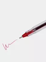   Шариковая ручка Linc Offix  1.0 мм  красная (Арт.- 1500FW-rd) Прозрачная