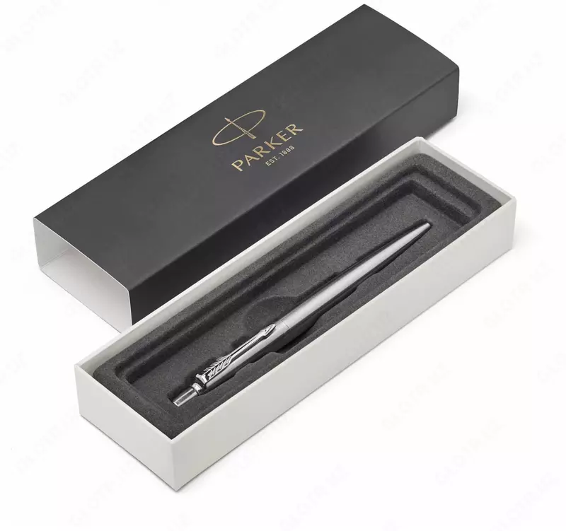   Avtomatik sharikli qalam Parker Jotter zanglamaydigan polatdan CT  1 0 mm  kok (Art. - 1953170) Kumush