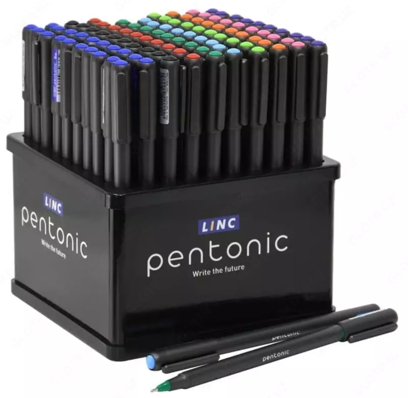 Шариковая ручка Linc Pentonic  1.0 мм  цв. ассорти  дисплей (Арт.- 7024-50)