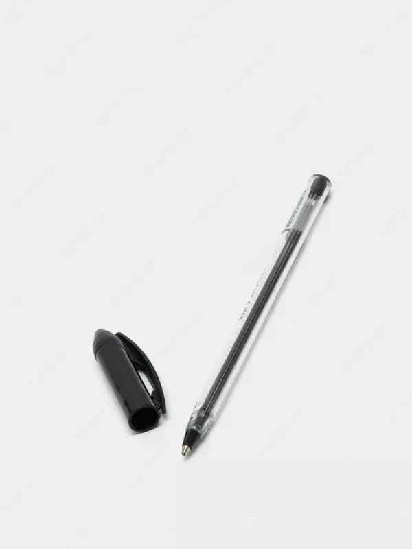   Шариковая ручка Claro Sensation  1.0 мм  черная (Арт.- Sensation-bk) Прозрачная