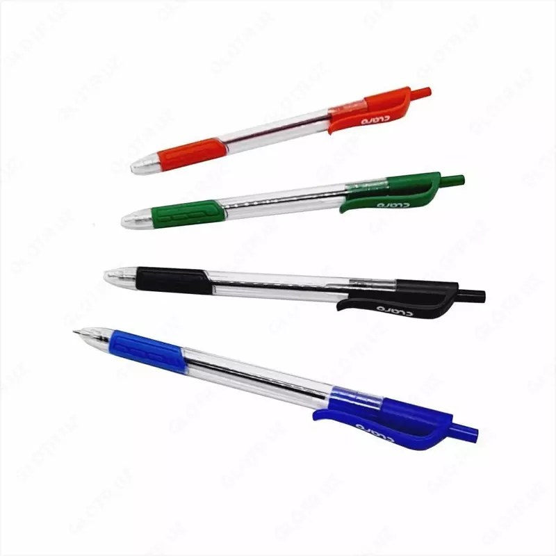  Avtomatik sharikli qalam Claro Trion Grip RT  1 0 mm  qizil (Art.- Trion Grip RT-rd) Shaffof - 