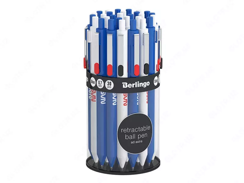   Avtomatik sharikli qalam Berlingo Ad Astra  0 7 mm  kok (Art.- CBm_70S10) Col. turli xil