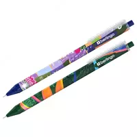 Шариковая автоматическая ручка Berlingo Jumble  0.7 мм  синяя  грип (Арт.- Cbm_07S13) Цв. ассорти