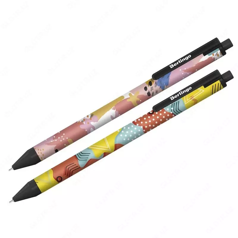 Avtomatik sharikli qalam Berlingo Memfis  0 7 mm  kok (Art. - CBm_70S04) Col. turli xil