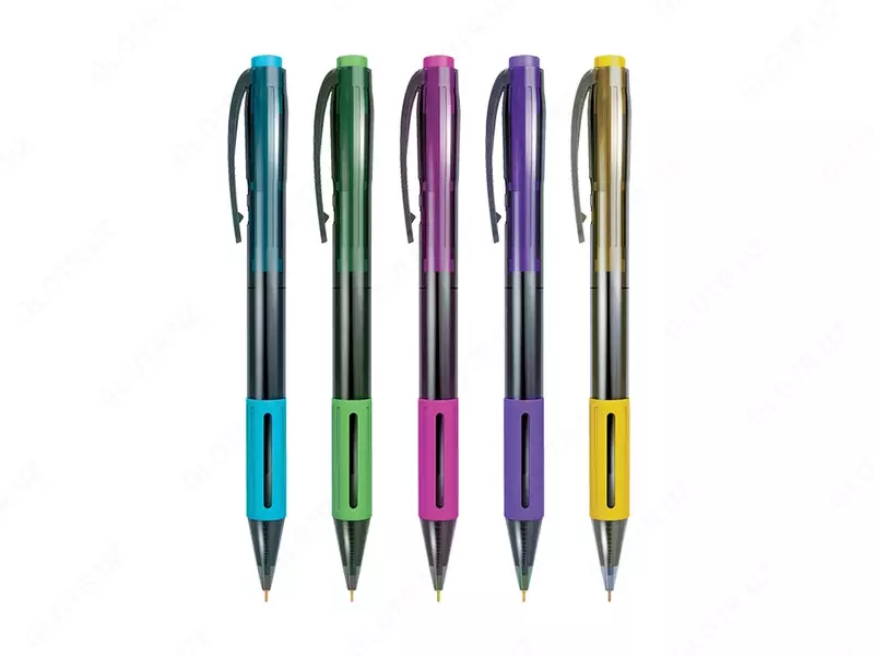 Шариковая автоматическая ручка Berlingo SI-400 Color  0.7 мм  синяя (Арт.- CBm_70500) Цв. ассорти