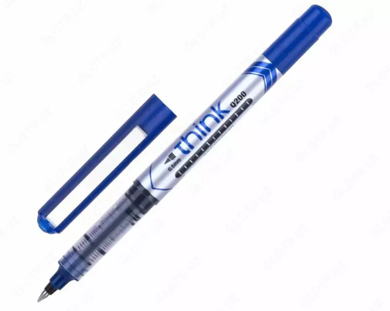 Ручка-роллер Deli THINK  0.5 мм  синяя  стреловидный наконечник (Арт.- 20030-EQ)