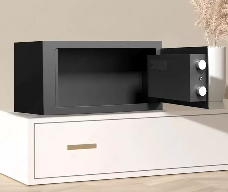  Ofis raqamli seyfi Deli ET531  200 x 420 x 370 mm  kod  2 murvat (Art. - 531-ET) Qora Chakana savdo