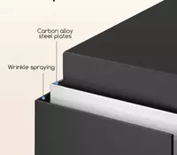  Ofis raqamli seyfi Deli ET522  200 x 430 x 350 mm  kod  2 murvat (Art. - 522-ET) Qora - 