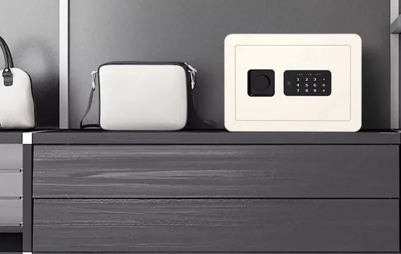   Ofis raqamli seyfi Deli 250 x 350 x 250 mm  kod  2 murvat (Art. - 33515-wt) Oq