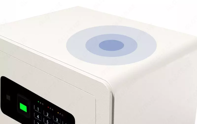   Ofis raqamli seyfi Deli 250 x 350 x 250 mm  kod  2 murvat (Art. - 33559-wt) Oq