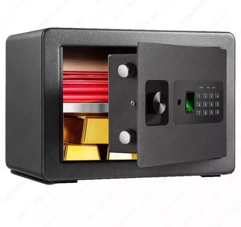  Ofis raqamli seyfi Deli 250 x 350 x 250 mm  kod  2 murvat (Art. - 33559-bk) Qora - 