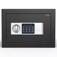  Ofis raqamli seyfi Deli 250 x 350 x 250 mm  kod  3 murvat (Art. - 92620) Qora - 