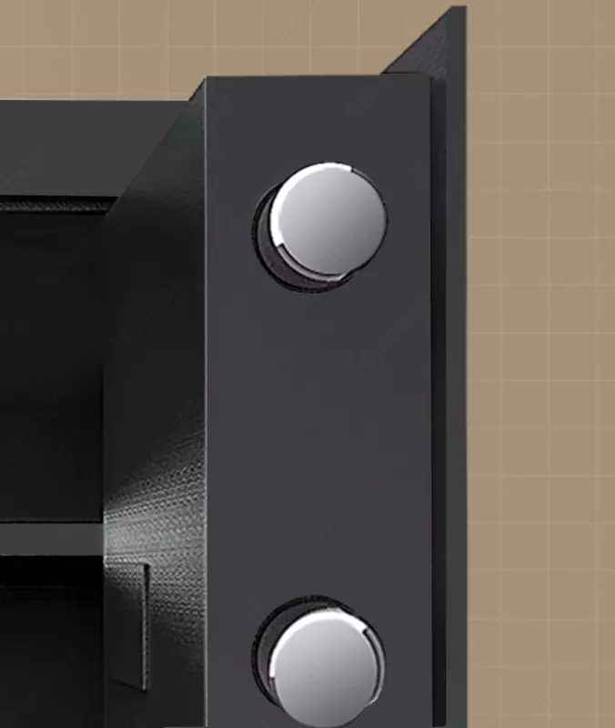   Ofis raqamli seyfi Deli ET550  250 x 350 x 250 mm  kod  2 murvat  LED displey. (Art. - 550-ET) Qora