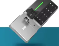  Ofis raqamli seyfi Deli ET551  450 x 380 x 320 mm  kod  3 murvat  LED displey. (Art. - 551-ET) Qora - 