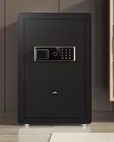   Deli ET572 sensorli panelli raqamli ofis seyfi  600 x 380 x 360 mm  kod  4 murvat  mato (Art. - 572-ET) Qora