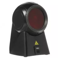 Simli shtrix-kod skaneri (ish stoli) Deli E14884  bir olchovli  1D formati (Art. - 14884) Qora