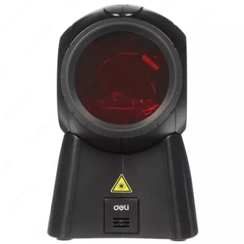  Simli shtrix-kod skaneri (ish stoli) Deli E14884  bir olchovli  1D formati (Art. - 14884) Qora - 