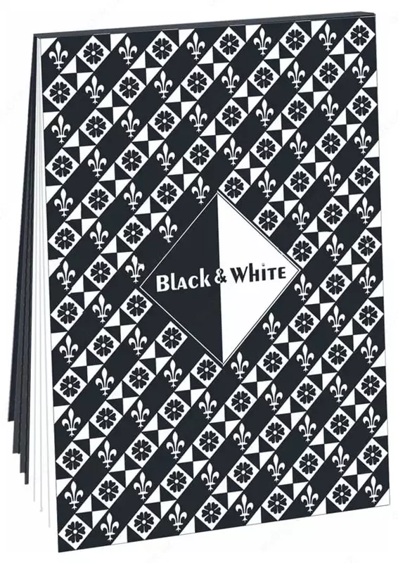 Sketchbook - Planshet Lilia Holding Qora va oq  A5  160 g/m2  30 l.  oq/qora ofset (Art. - PL-0328)