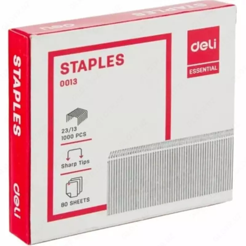 Starler uchun staplerning 23/13-sonli Deli ning asosiy  1000 dona  osin  parkda. Yuqoriga. (Art.- 0013)