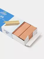   Набор канцелярских скоб для степлера (медные) № 24/6 Sunlit Extra  1000 шт.  карт. уп. (Арт.- 24-6-1000B)