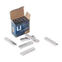 Набор скоб для строительного степлера Deli EDL  8х11.2х1.2 мм  2000 шт  оцинк.  карт. уп. (Арт.- EDL238011)