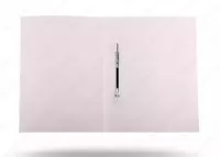   Папка - скоросшиватель  А4  картон  металлич. механизм (Белая)