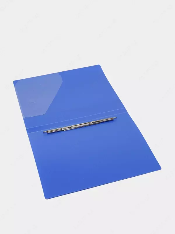  Пластиковая папка - скоросшиватель Deli А4  пружинный механизм  100 л.  500 мкм (Арт. - 39611bl) Синяя - 