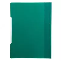 Plastmassa papka - biriktiruvchi Deli A4  mahkamlagich  50 l.  160 mikron (Art. - 39535-gn) Yashil