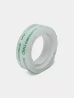 Yopishqoq ish yuritish lentasi Deli 12 mm x 14 m  bir tomonlama. (m. - 30011) Shaffof