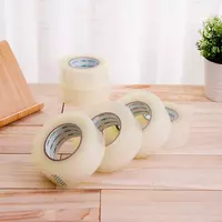   Клейкая канцелярская лента Deli 48 мм х 200 м  одностор. (Арт. - 30208) Прозрачная