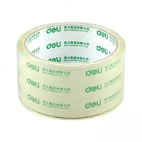  Клейкая канцелярская лента Deli 48 мм х 30 м  одностор. (Арт. - 30200) Прозрачная - 