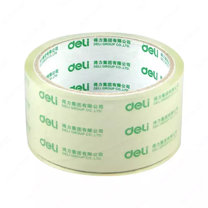  Клейкая канцелярская лента Deli 48 мм х 30 м  одностор. (Арт. - 30200) Прозрачная - 