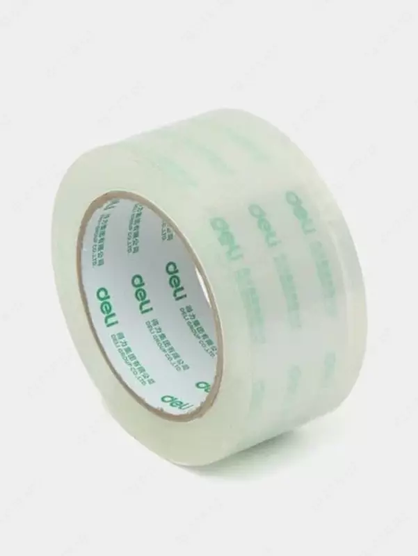   Клейкая канцелярская лента Deli 48 мм х 30 м  одностор. (Арт. - 30200) Прозрачная