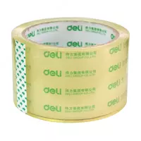  Клейкая канцелярская лента Deli 60 мм х 50 м  одностор. (Арт. - 30322) Прозрачная - 
