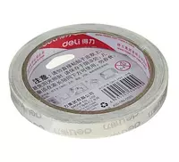  Yopishqoq universal lenta Deli 12 mm x 10 m  ikki tomonlama. (m. - 30409) Oq - 