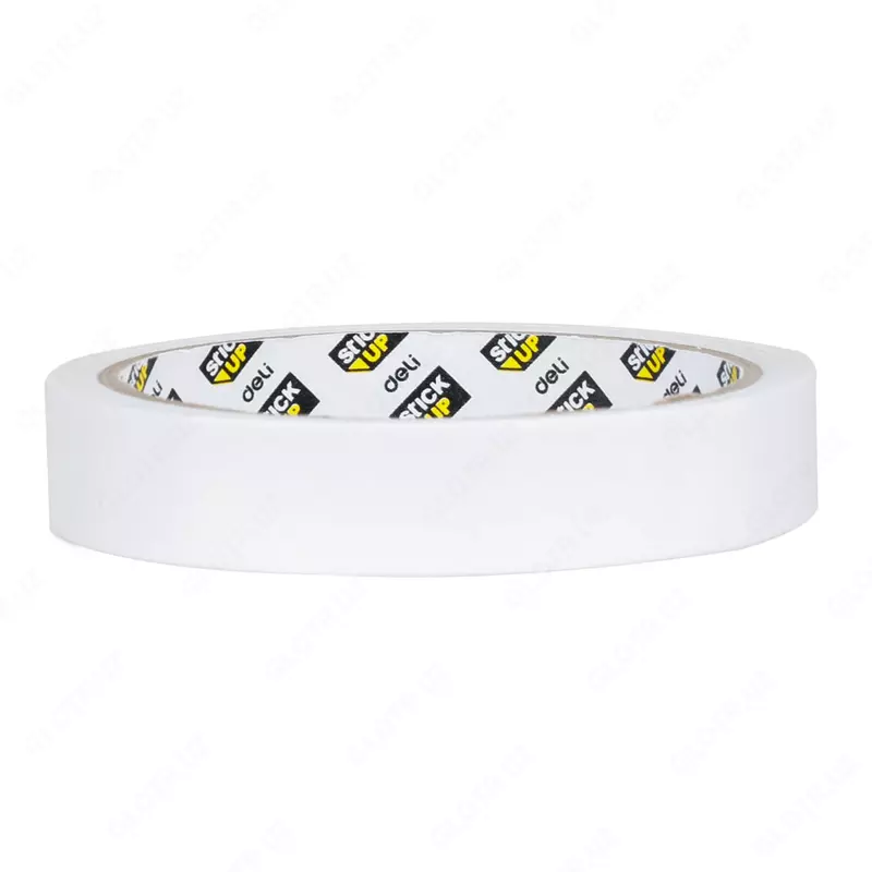   Клейкая универсальная лента Deli Stick UP  18 мм х 10 м  двухстор.  уп. ПЭ (Арт. - 30406) Белая