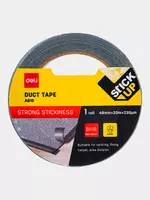 Клейкая универсальная лента Deli Stick UP  48 мм х 20 м  одностор.  тканевая осн. (Арт. - 616-EA) Черная
